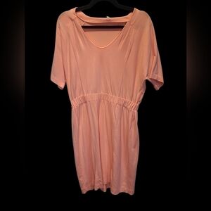 J. Crew Light Coral Short Sleeve Dress Size Medium
